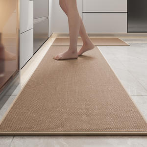 YOULTTAN Nouveau Style <span class=keywords><strong>Tapis</strong></span> <span class=keywords><strong>de</strong></span> <span class=keywords><strong>Cuisine</strong></span> en Caoutchouc Doux Absorbant l'Eau 45*75 Antidérapant pour la Maison - Product Image 1