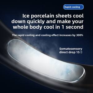 Ventilateur de cou portable rechargeable blanc pour climatisation, pour un confort optimal - Product Image 4