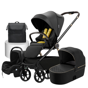 Mejor venta 3-en-1 cochecito <span class=keywords><strong>de</strong></span> bebé <span class=keywords><strong>de</strong></span> Alta Vista asiento reversible Ajuste <span class=keywords><strong>de</strong></span> 3 niveles asiento <span class=keywords><strong>de</strong></span> coche plegable fácil precio competitivo directo <span class=keywords><strong>de</strong></span> fábrica - Product Image 1