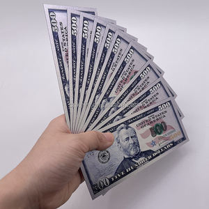 Yeni amerika eski başkan 500 dolar para bill koleksiyonu stokta gümüş folyo kaplama banknot - Product Image 5