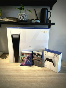 Consola PS5 ORIGINAL usada, versión 5 PRO con lector de discos/digital Blu-Ray, 2TB, lista para enviar, en stock. - Product Image 4