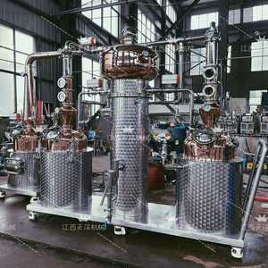 جديد 60 لتر غلاية مزدوجة براندي روح تقطير الكحول الخمور التقطير مع مكون المحرك الأساسي - Product Image 3