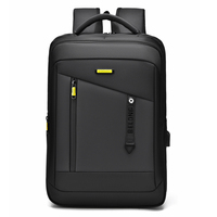 Sac à dos pour ordinateur portable de luxe de haute qualité avec chargement USB, design étanche pour les voyages d'affaires, en polyester Oxford, fermeture éclair, 20-39L, tendance
