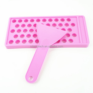 Moule de remplissage de baume à lèvres personnalisé en stock plateau de remplissage de baume à lèvres facile et spatule <span class=keywords><strong>kit</strong></span> d'artisanat de baume à lèvres pour 50 pièces - Product Image 2