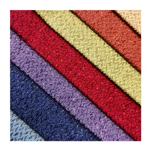 Ücretsiz örnek ev tekstili 100% Polyester imitasyon keten kumaş balıksırtı keten kumaş fiyat metre başına
