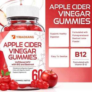 Gummies au <span class=keywords><strong>vinaigre</strong></span> <span class=keywords><strong>de</strong></span> <span class=keywords><strong>cidre</strong></span> <span class=keywords><strong>de</strong></span> pomme <span class=keywords><strong>non</strong></span> <span class=keywords><strong>filtré</strong></span> avec B12 et racine <span class=keywords><strong>de</strong></span> betterave pour le métabolisme et la digestion, favorisant la santé digestive - Product Image 6