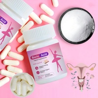 Suppositoires vaginaux à l'acide borique cliniquement étudiés, extrait de plantes, équilibre du pH féminin, contrôle des odeurs, 30 unités