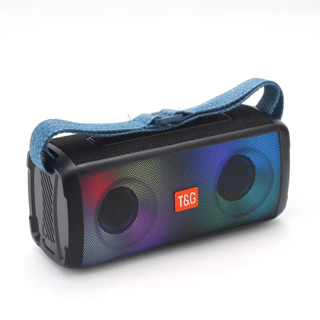 Wireless Bt Speaker with LED RGB Colorful Light 10W Portable Outdoor Support BT FM TF USB TWS Speakers
