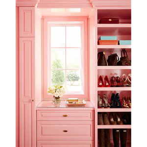 <span class=keywords><strong>Armario</strong></span> de madera maciza con diseño personalizado <span class=keywords><strong>para</strong></span> dormitorio de niñas Rosa dulce - Product Image 3