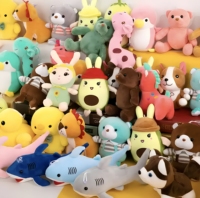 Grosir Pabrik Langsung Boneka Mesin Cakar 8-inci Berbagai Model Mainan Hewan Boneka untuk Mesin Crane dan Hadiah Ulang Tahun