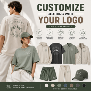 Personnalisez vos vêtements avec votre logo : t-shirts unisexes, sweats à capuche, polos, vestes, shorts, casquettes, broderie, impression, service d'étiquetage privé - Product Image 1