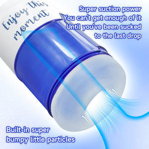 Appareil de masturbation masculine, appareil manuel d'exercice de massage du pénis, véritable produit vaginal pour adultes pour femmes matures, jouet sexuel pour hommes - Product Image 3