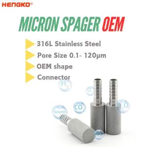 หัวกระจายฟองอากาศ HENGKO 0.5 2 ไมครอน สแตนเลส สำหรับก๊าซ โอโซน H2 ไฮโดรเจน CO2 หินคาร์บอเนชั่น - Product Image 2