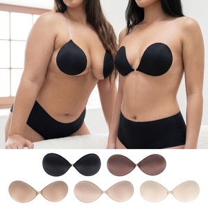 Di alta qualità Push up invisibile reggiseno in Silicone donna Lingerie seno grande Sexy in Silicone colla donna biancheria intima <span class=keywords><strong>anteriore</strong></span> aperta bastone sul reggiseno - Product Image 1