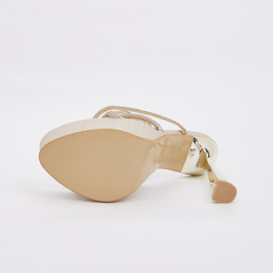 Nouvelles sandales à talons hauts printemps-été 2024, mode, strass, plateforme imperméable, sandales européennes et américaines 14 cm - Product Image 6