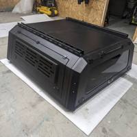 Aluminum Alloy Pickup Hardtop Canopy for ford F150 RAM 1500 Double Cab Waterproof Lockable LED Brake Light Roof Load