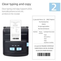 Printer Thermal Mini Mobile 3 inci WiFi QR Code OEM Murah dengan Bluetooth dan Baterai