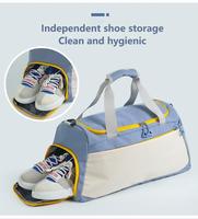 Sac de sport de voyage pliable imperméable à grande capacité et tendance pour femmes, hommes et filles, pour les week-ends, le fitness et les voyages