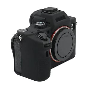 Para Sonyy A7III / <span class=keywords><strong>A7S3</strong></span> / A7RIII / A7SIII funda protectora de silicona suave - Product Image 3