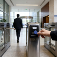 Porte-clés RFID personnalisé 125 KHz en ABS pour contrôle d'accès aux portes d'hôtel