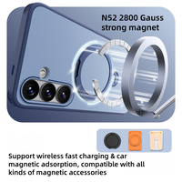 Nouvelle coque de téléphone à chargement sans fil avec aimant puissant et support annulaire à 360 degrés pour iPhone 13 15 17 Pro Max Samsung S25 S26 Ultra