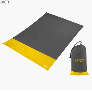 NPOT 210*200cm impermeabile a prova di sabbia coperta da spiaggia, tappetino da Picnic leggero di grandi dimensioni per escursioni