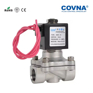 COVNA B2B ลดราคาพิเศษ วาล์วโซลินอยด์ 12V 24V แบบ 2 ทาง ขนาด 1/2 นิ้ว สำหรับน้ำและแก๊ส - Product Image 5