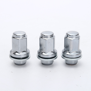 <span class=keywords><strong>Acorn</strong></span> <span class=keywords><strong>Bulge</strong></span> Wheel Nut Chrome Lug Nut Với Máy Giặt Nut Cho Toyota M12 * 1.5 - Product Image 5