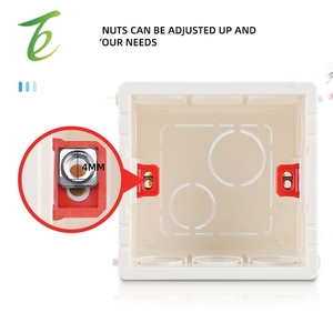 <span class=keywords><strong>Avoir</strong></span> กล่องต่อแยกสีขาวแดงน้ำเงิน86มม x86มม X40มมซ็อกเก็ตผนังปิดภาคเรียนกล่องพลาสติกอุปกรณ์เสริมสวิตช์ - Product Image 3