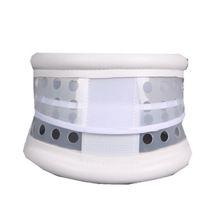 Attelle cervicale ajustable et respirante, dispositif de traction pour le cou, attelle de fixation correctrice à domicile, SML, blanc - Product Image 4