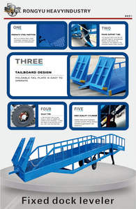 Inklapbare hydraulische schaarlift voor laden en lossen, mobiele containerlaadklep, transportdock, niveleerder (3t, 6t, 10t, 12t, 15t) - Product Image 4