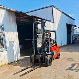 Best Condition Toyota 3ton for Diesel Forklift Second-Hand Mini <b>Wheel</b> Hydraulic Telescopic 1 Year Warranty - Product Image 4