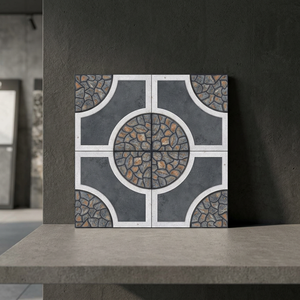 Carreaux de sol extérieurs en porcelaine émaillée numérique 40x40cm, motif bois éthiopien, qualité export - Product Image 6