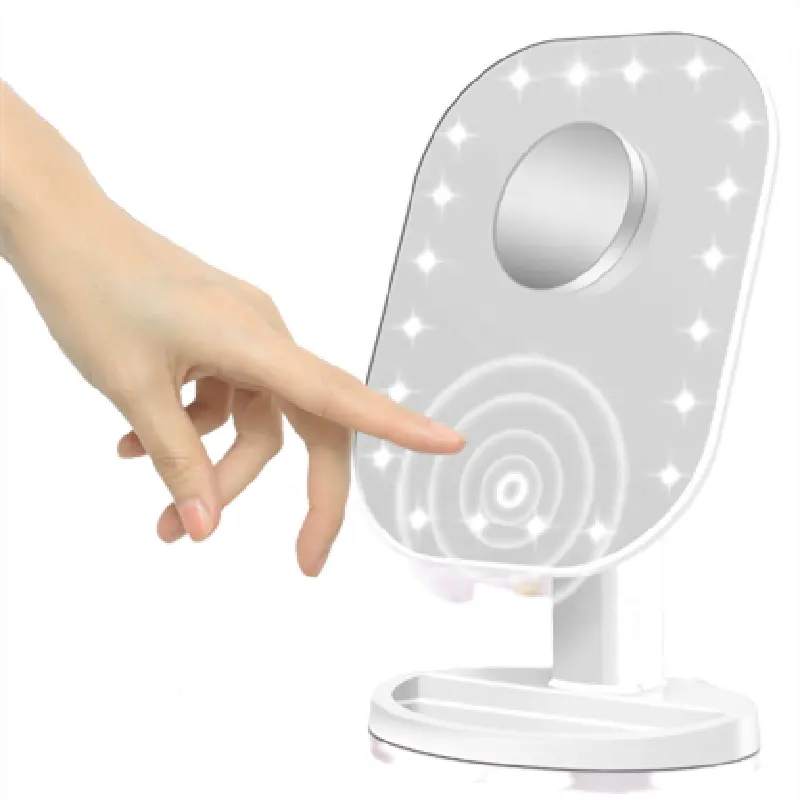 LED косметическое зеркало с подсветкой увеличительное 10-кратное Сенсорное зеркало для макияжа