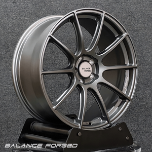 Rines Forjados Monobloque de 10 Radios en Color Gris Mate de 17, 18, 19, 20 y 21 Pulgadas, Ligeros, para Ford Mustang, <span class=keywords><strong>Nissan</strong></span> 400Z, Lexus IS/<span class=keywords><strong>RC</strong></span> - Product Image 1
