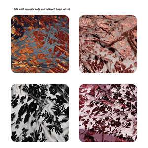 Tissu en crêpe <span class=keywords><strong>de</strong></span> <span class=keywords><strong>soie</strong></span> brodée 100% <span class=keywords><strong>soie</strong></span>, 12 m, peut être utilisé pour les robes, les hauts et les cheongsams en <span class=keywords><strong>soie</strong></span> - Product Image 2
