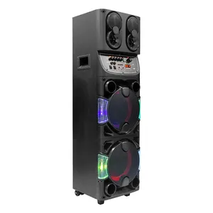 Mới Đến Lớn Điện Kép 10 Inch Ngoài Trời Loa Đảng Máy Nghe Nhạc Hoạt Động Pin Powered DJ Di Động Tuyệt Vời Chất Lượng Âm Thanh