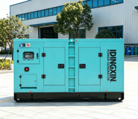 Generador Diésel Silencioso de Arranque Automático de 120 kVA y 150 kVA para Supermercados y Cámaras Frigoríficas