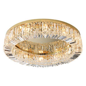 Decoración Techo Sala de estar Lujo moderno redondo LED K9 cristal lámpara de techo para lámpara de dormitorio - Product Image 6