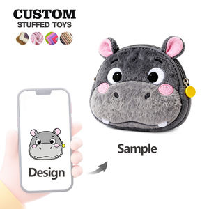 Фабричная индивидуальная цветная плюшевая мини-сумка для монет - Product Image 5