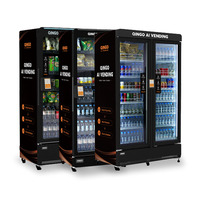 Distributore Automatico di Caffè Commerciale Qingo Smart con Capacità di 428L, Display Touchscreen, Gestione Basata su Cloud, SDK UVend Light