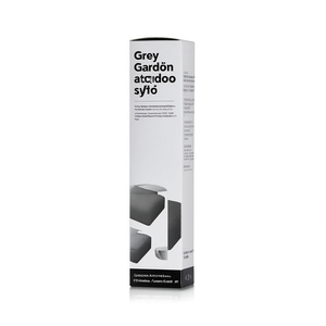 Conjunto de Sofás de Jardín Grises de Aluminio, Muebles de Exterior Minimalistas Resistentes a la Intemperie - Product Image 1