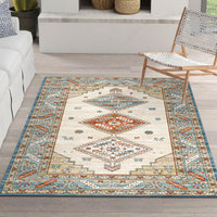 Tapis de style ethnique pour la maison, salon, table basse nordique, canapé, couverture épaisse, tapis de sol de chambre à coucher, chevet, luxe léger, sur mesure