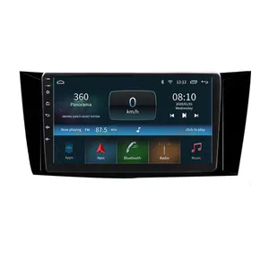 Novo modelo de dvd player para carro, android suporte estéreo duplo câmera reversa para benz w209 w203 w168 w463 clk CL-C