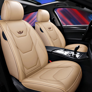 Housses de siège de <span class=keywords><strong>voiture</strong></span> 5 places, housses de siège toutes saisons <span class=keywords><strong>en</strong></span> cuir PU, housses de siège durables adaptées aux séries de voitures Nissan - Product Image 4