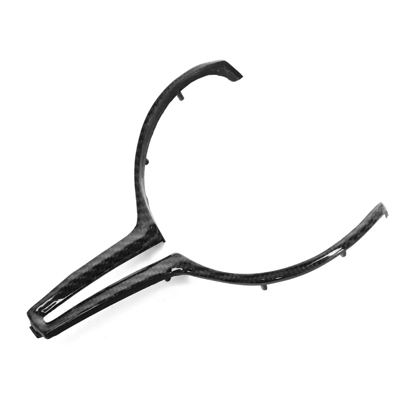 Cubierta de fibra de carbono para volante de coche, embellecedor de volante para BMW M PERFORMANCE M2 F87 M3 F80 M4 F82 M5 F10 M6 F12