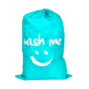 Gran venta en <span class=keywords><strong>amazon</strong></span>, <span class=keywords><strong>bolsa</strong></span> de lavandería de nailon con cordón para <span class=keywords><strong>ropa</strong></span> <span class=keywords><strong>sucia</strong></span> - Product Image 1