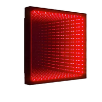 Plancher de danse interactif magnétique portable 3D à effet miroir infini, éclairage laser pour scène, mariage, DISCO, dalles de plancher de danse en ABS, matériau RGB