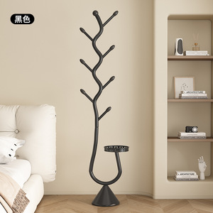 Porte-manteau moderne en métal sur pied pour chambre et salon, mobilier de maison - Product Image 2