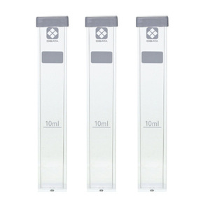 Tubes à essai rectangulaires Sibata 10 ml avec bouchons en plastique pour usage en laboratoire - Product Image 1